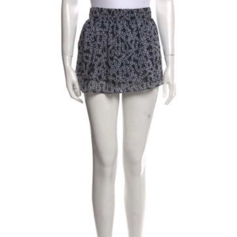 MICHAEL Michael Kors Black Patterned Mini Skirt